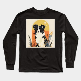 Border Terrier in 70's Long Sleeve T-Shirt